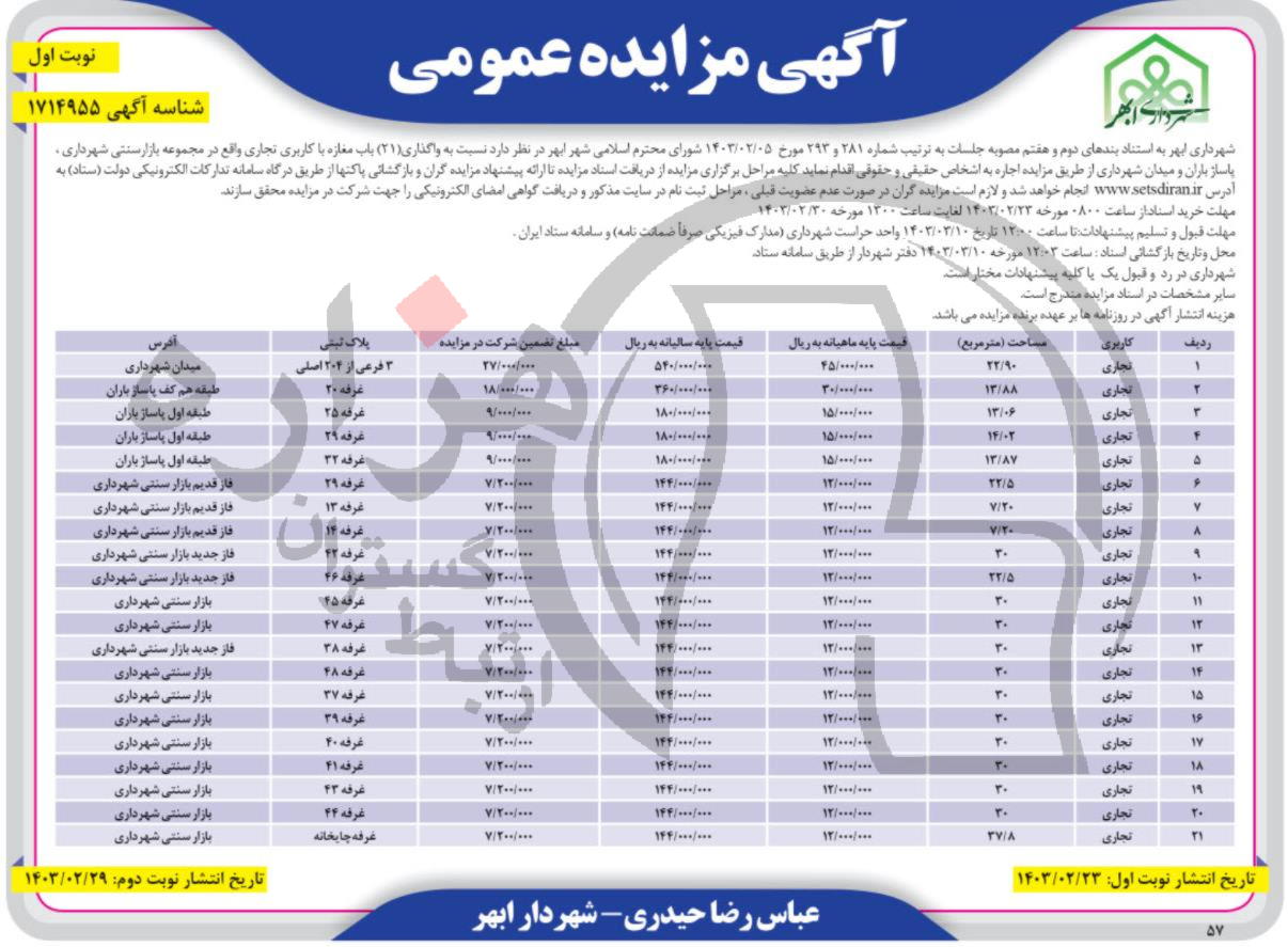 تصویر آگهی