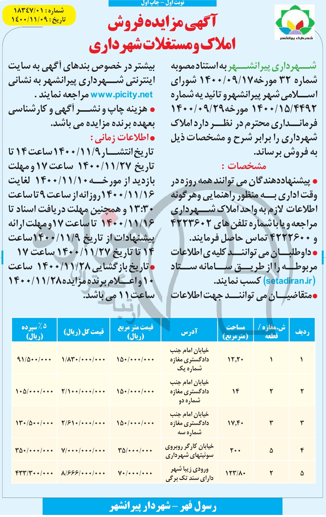 تصویر آگهی