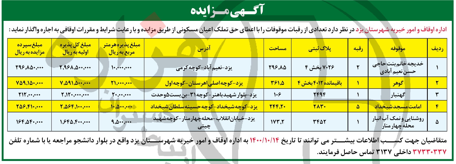 تصویر آگهی