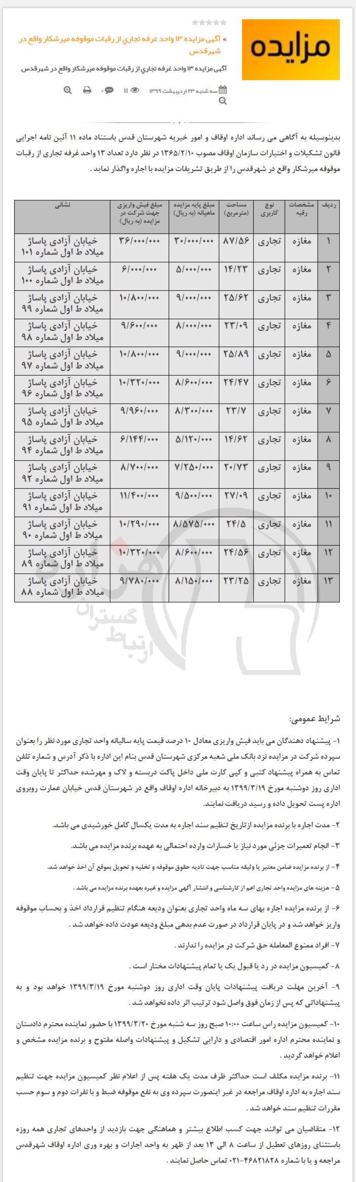 تصویر آگهی