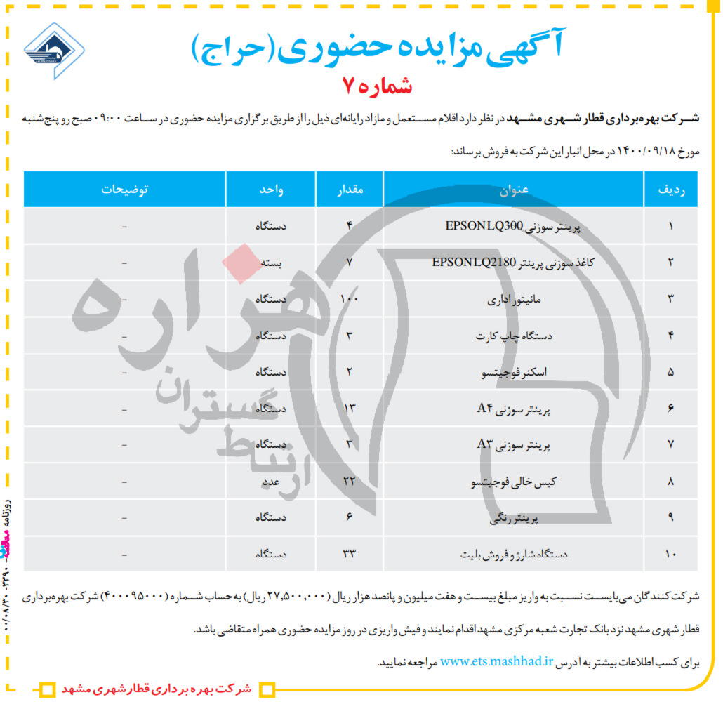 تصویر آگهی