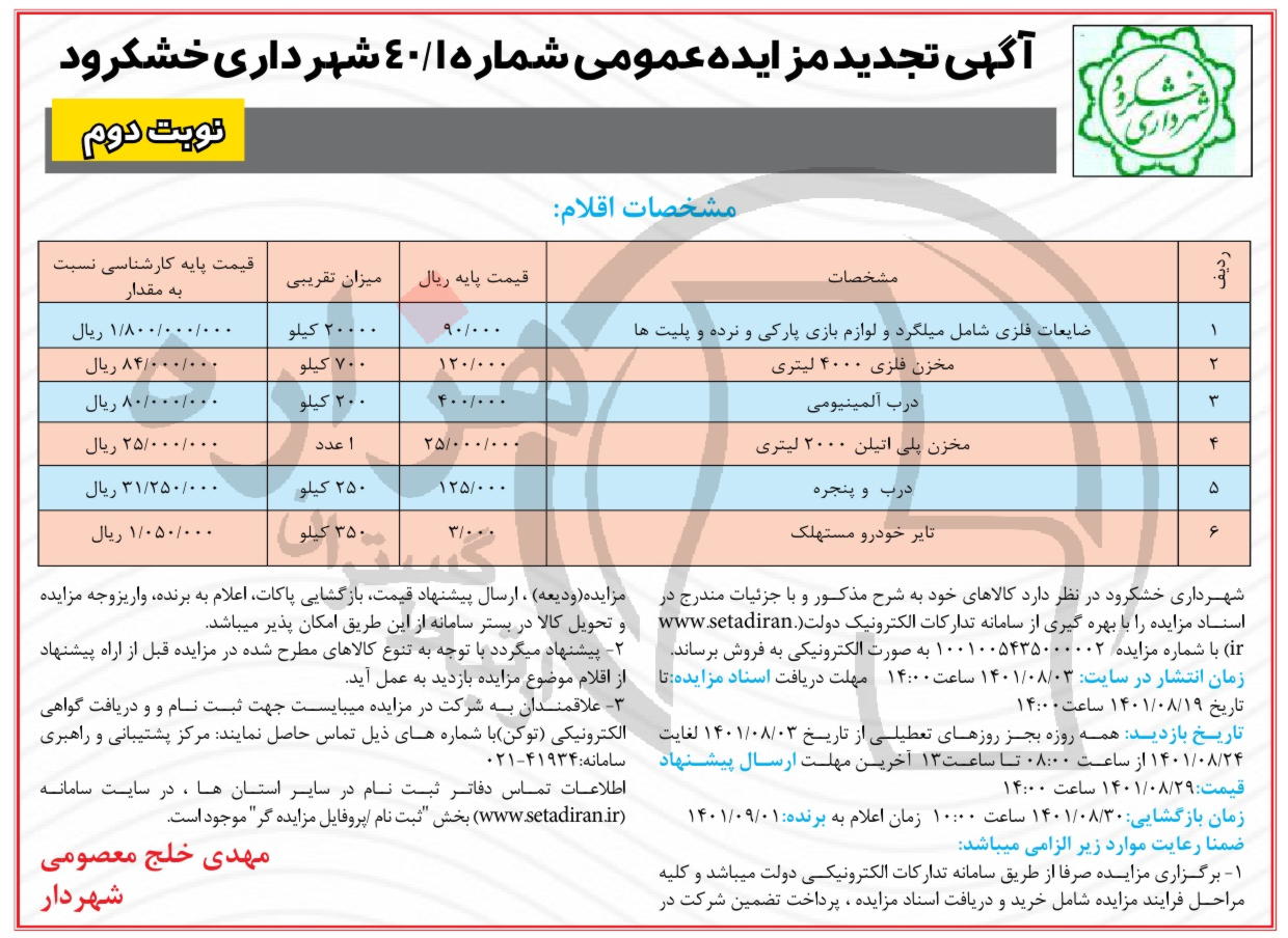 تصویر آگهی