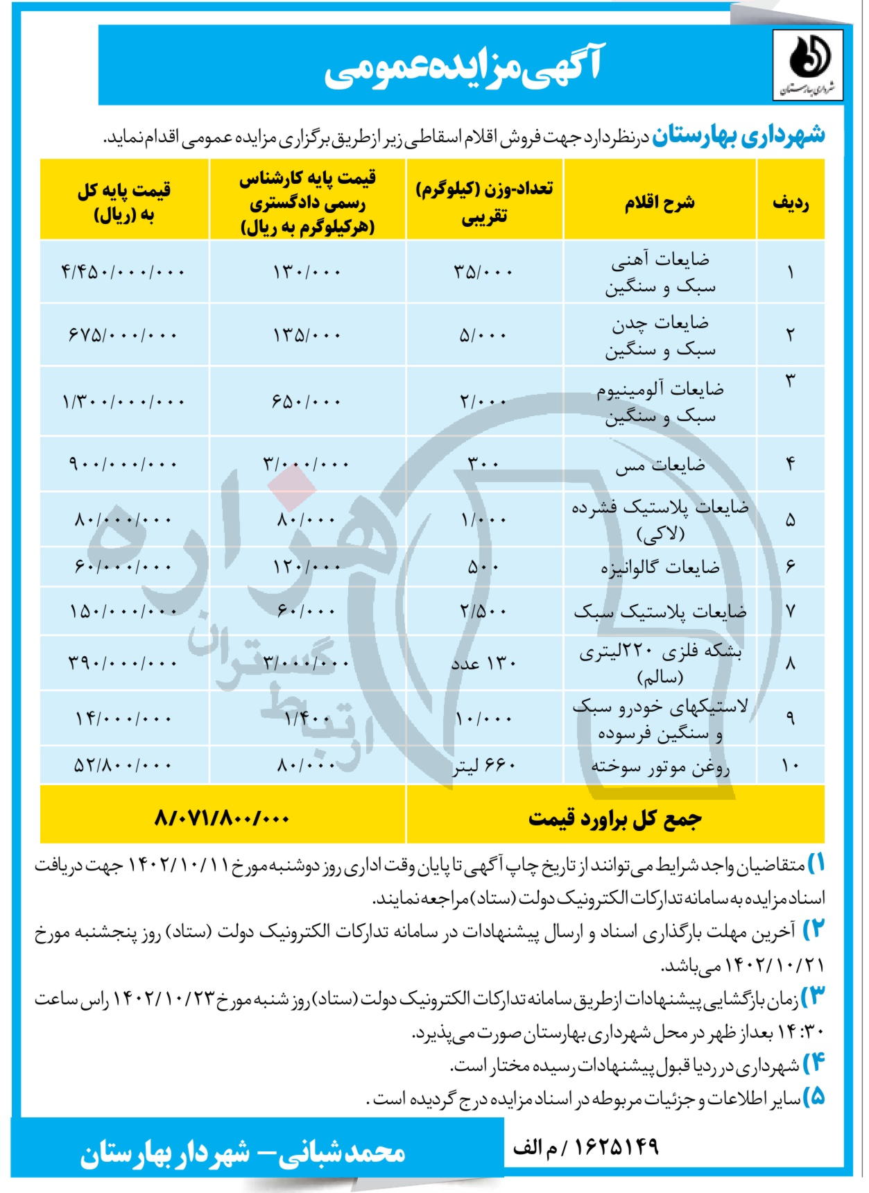 تصویر آگهی