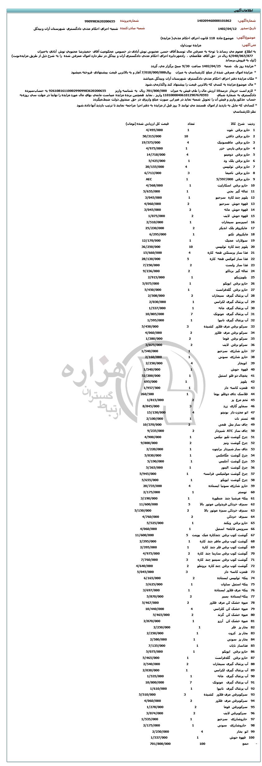 تصویر آگهی