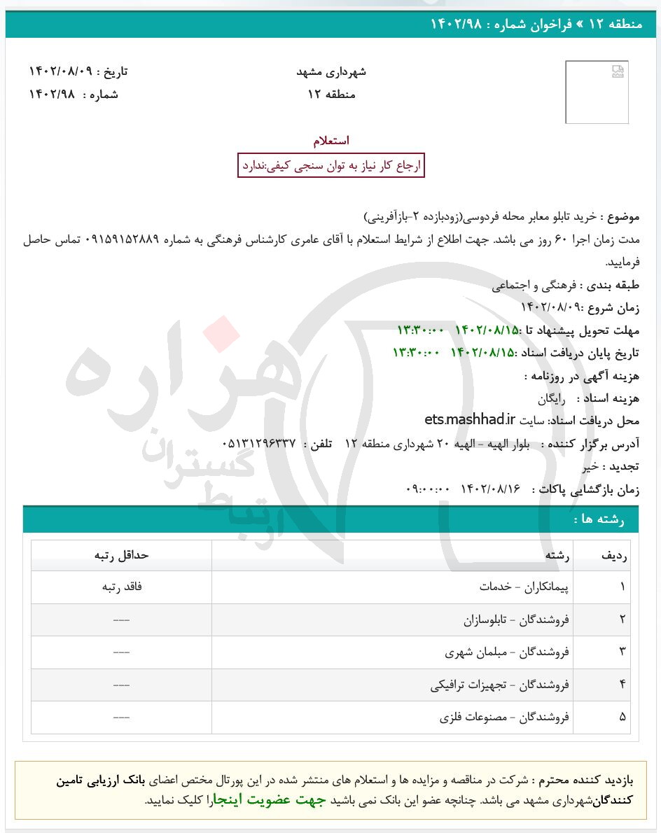 تصویر آگهی