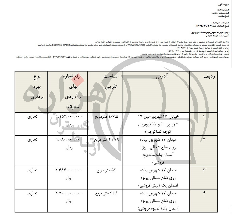 تصویر آگهی