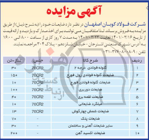 تصویر آگهی