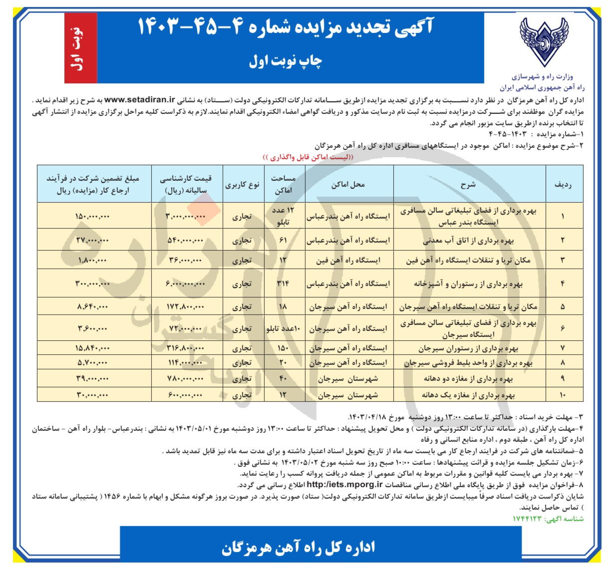 تصویر آگهی