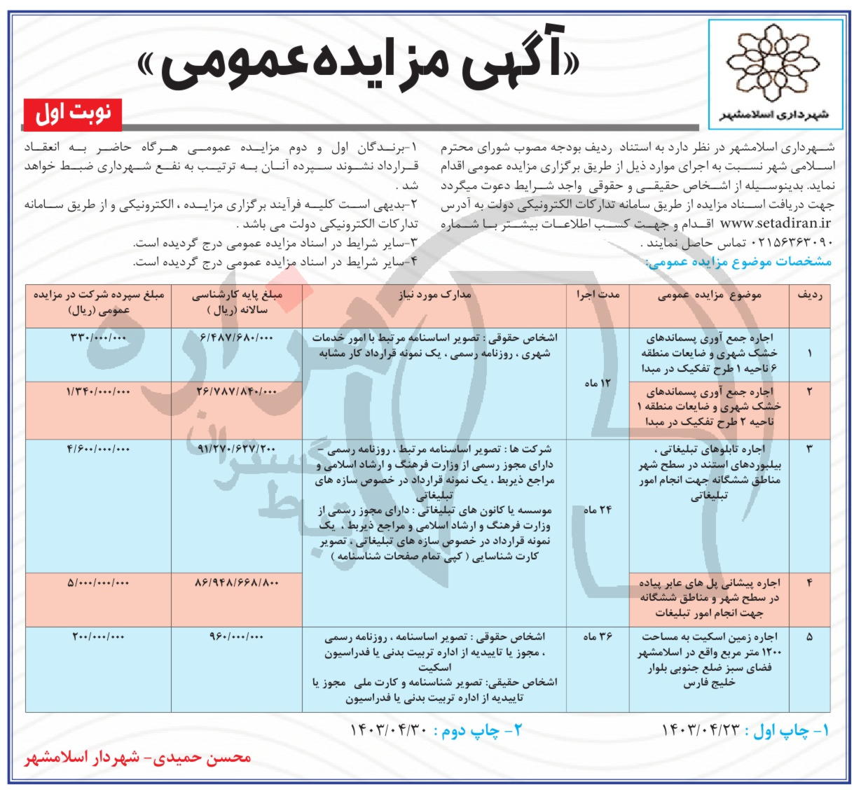 تصویر آگهی