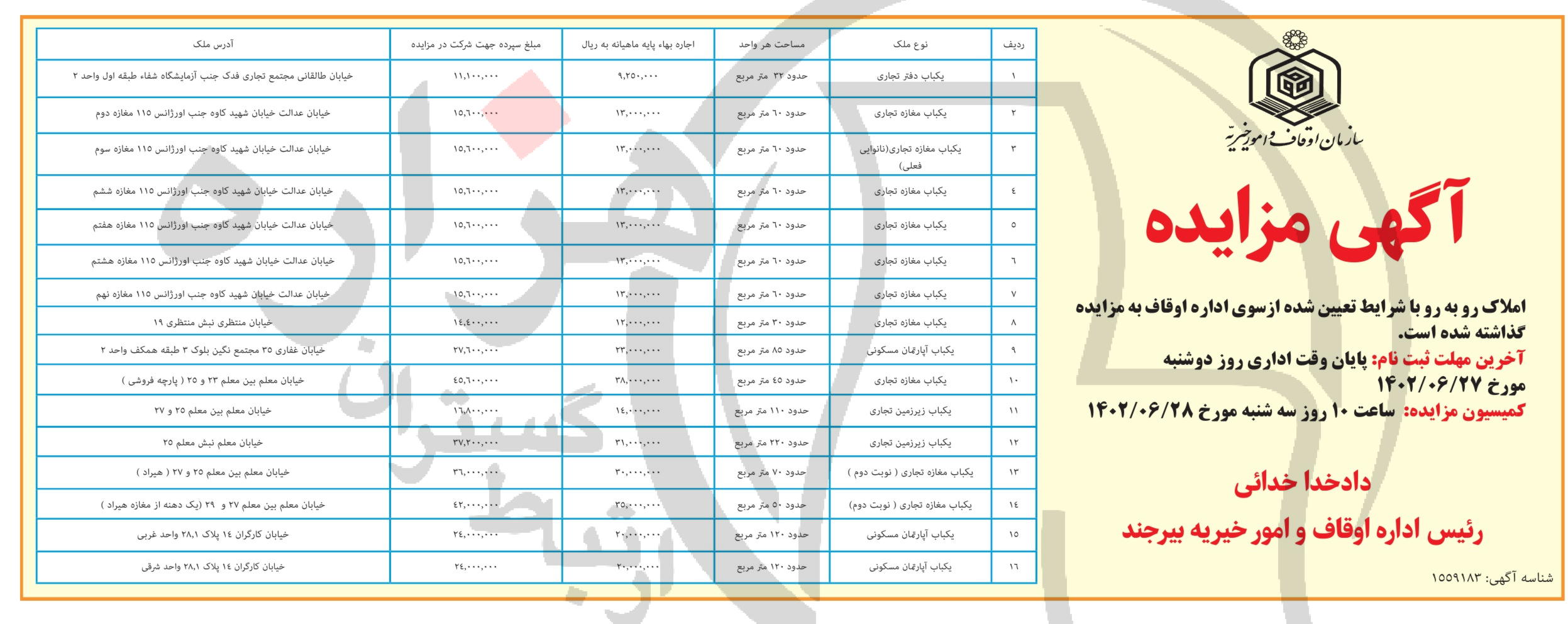 تصویر آگهی