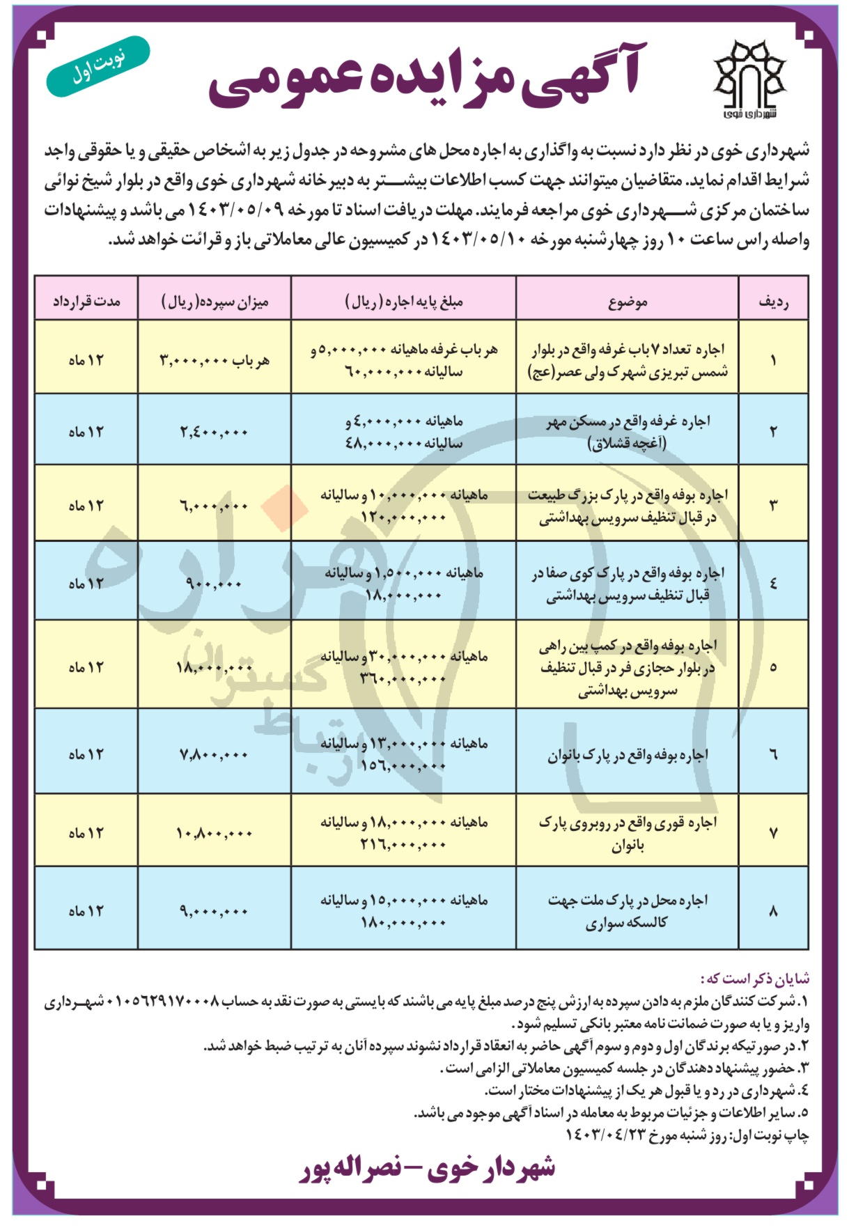 تصویر آگهی