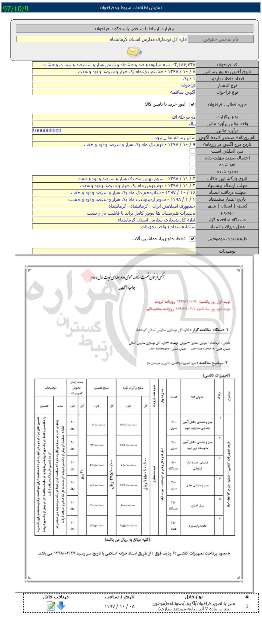 تصویر آگهی