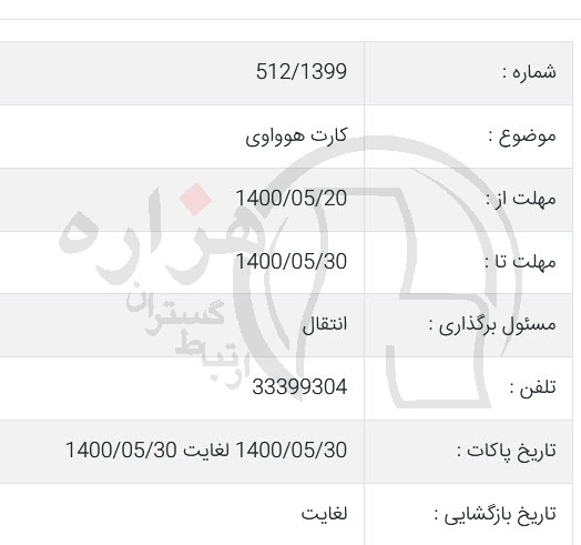 تصویر آگهی