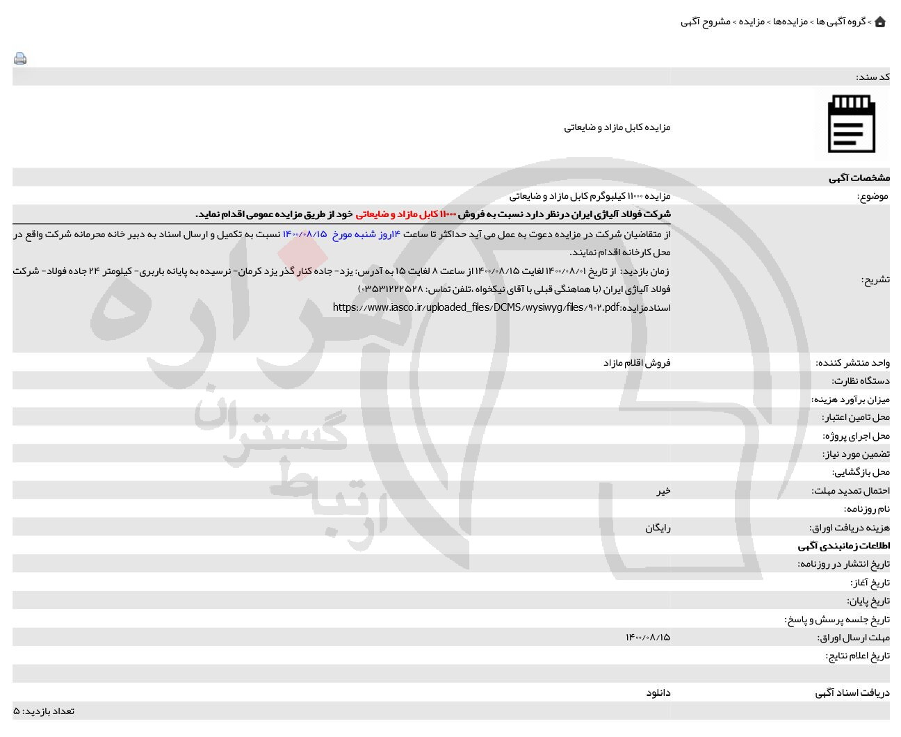 تصویر آگهی