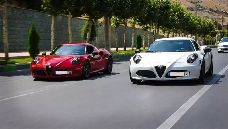 گرانترین ماشین ایران Alfa Romeo 4C