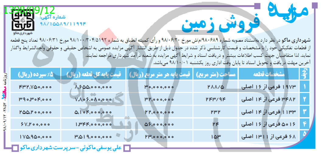 تصویر آگهی