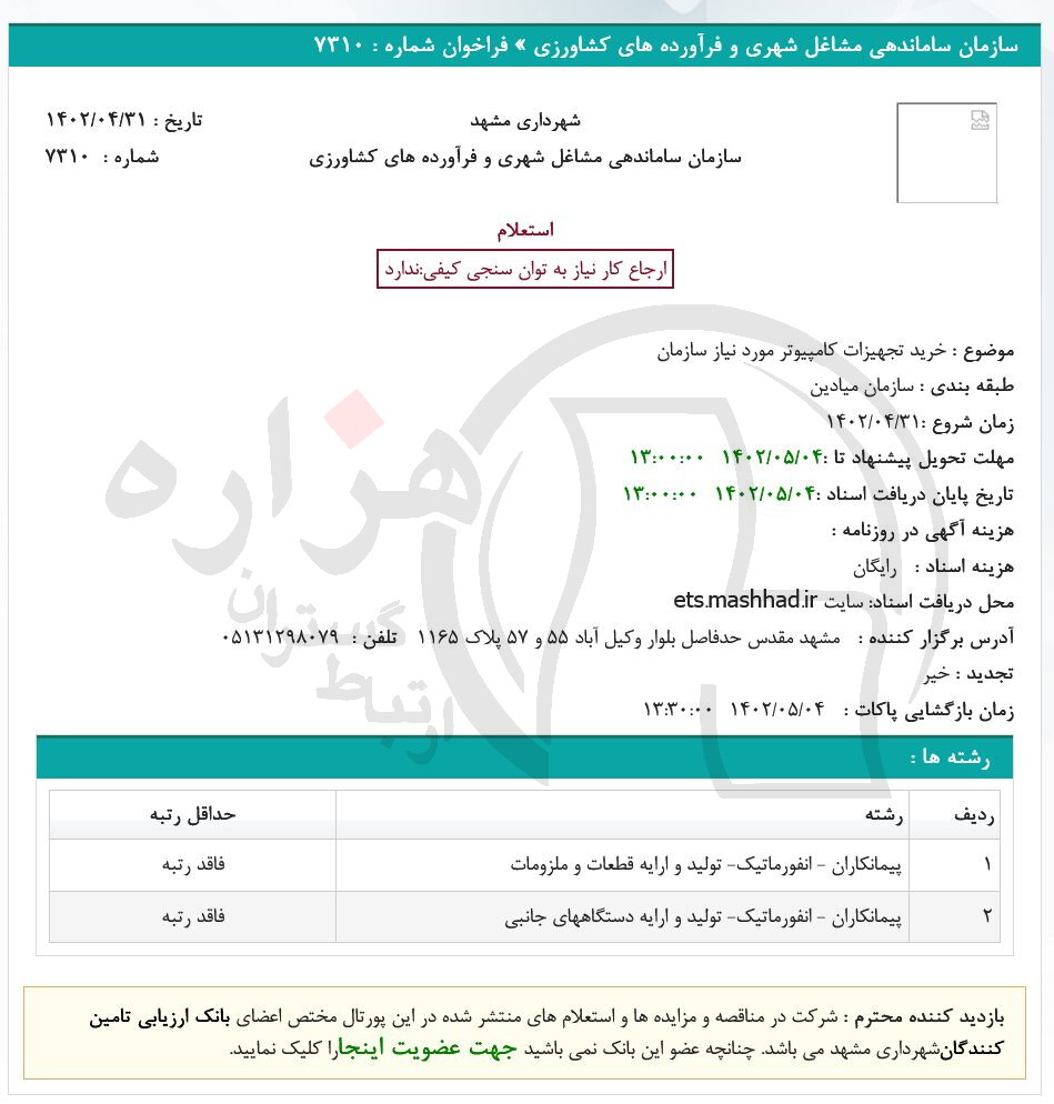 تصویر آگهی