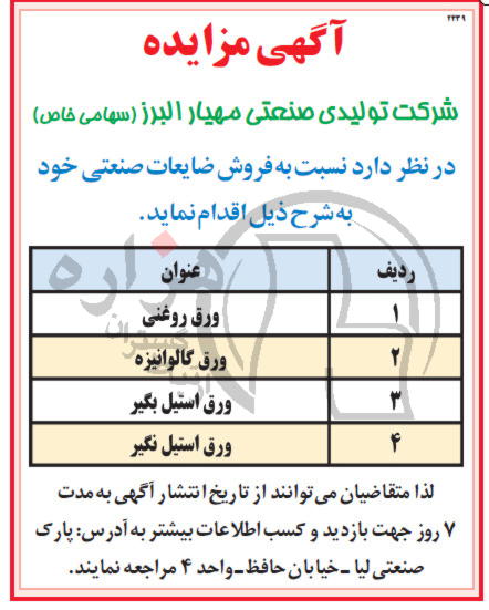 تصویر آگهی