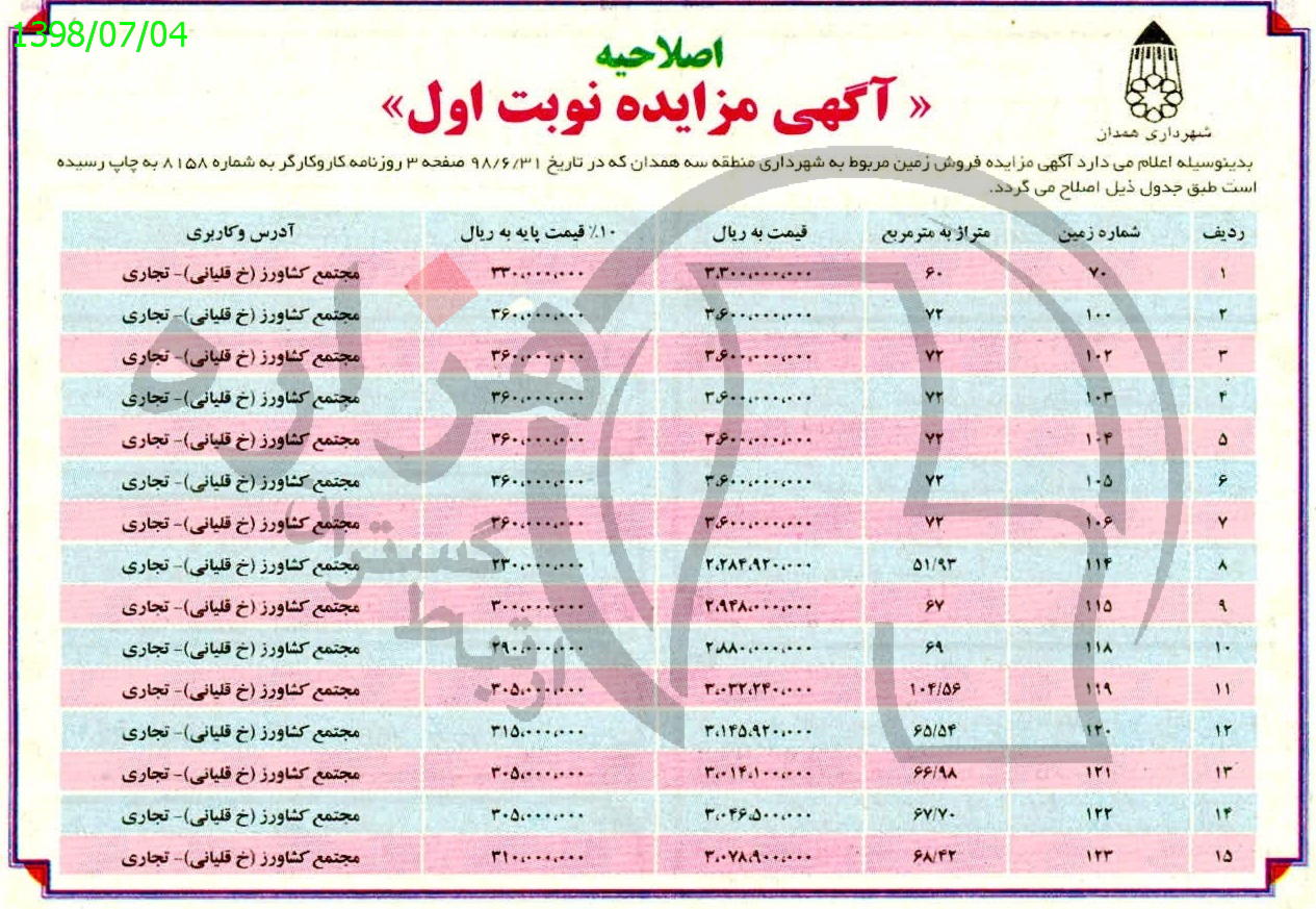 تصویر آگهی