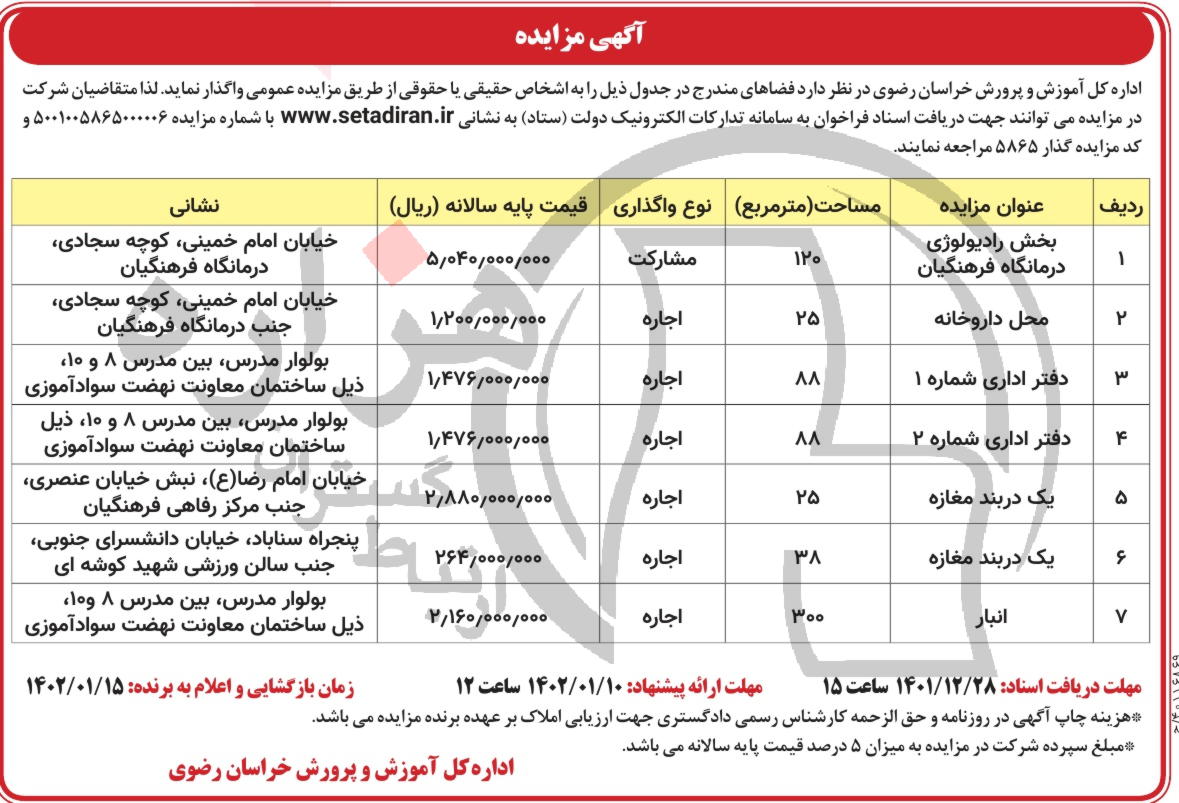 تصویر آگهی