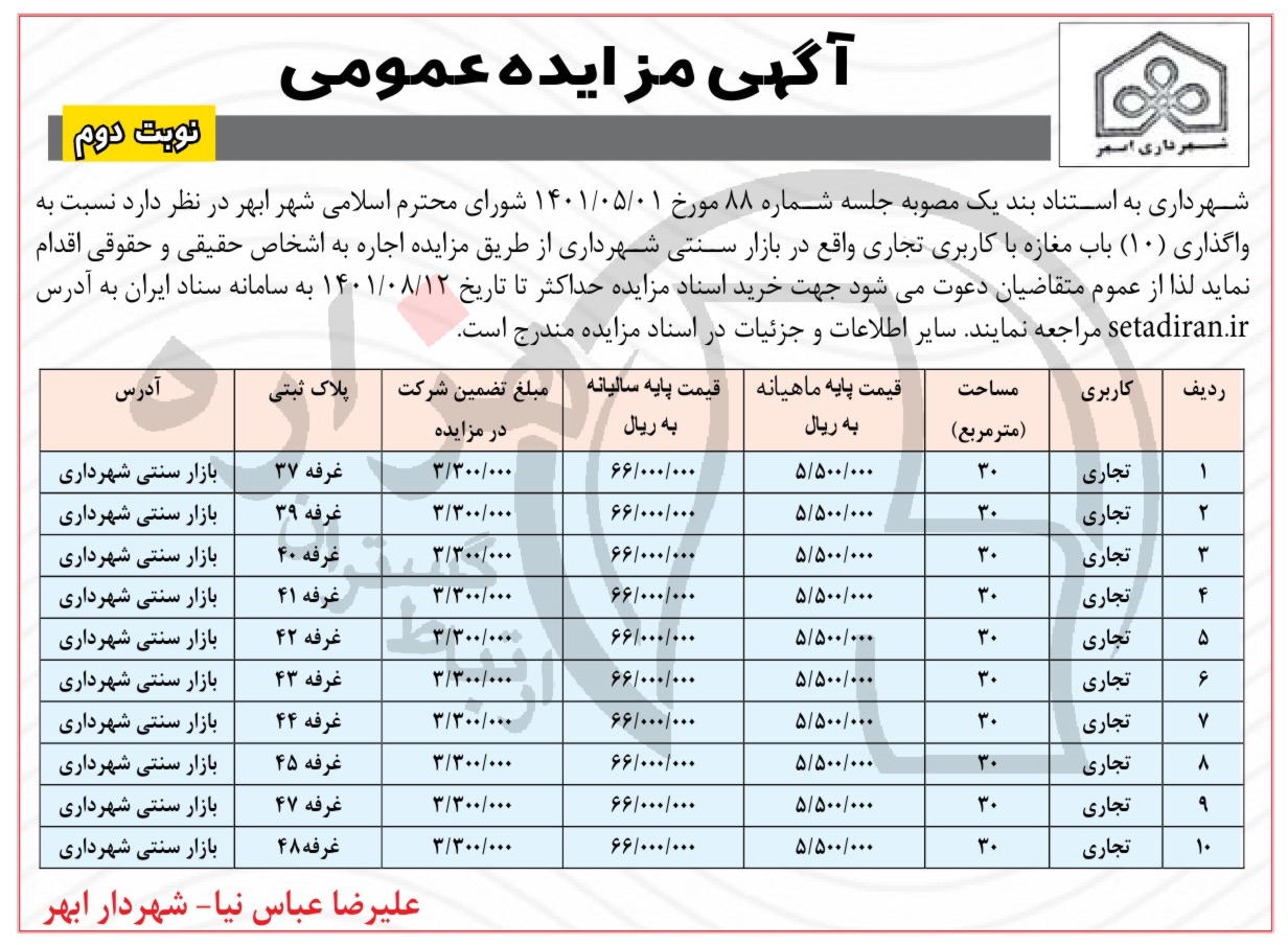 تصویر آگهی