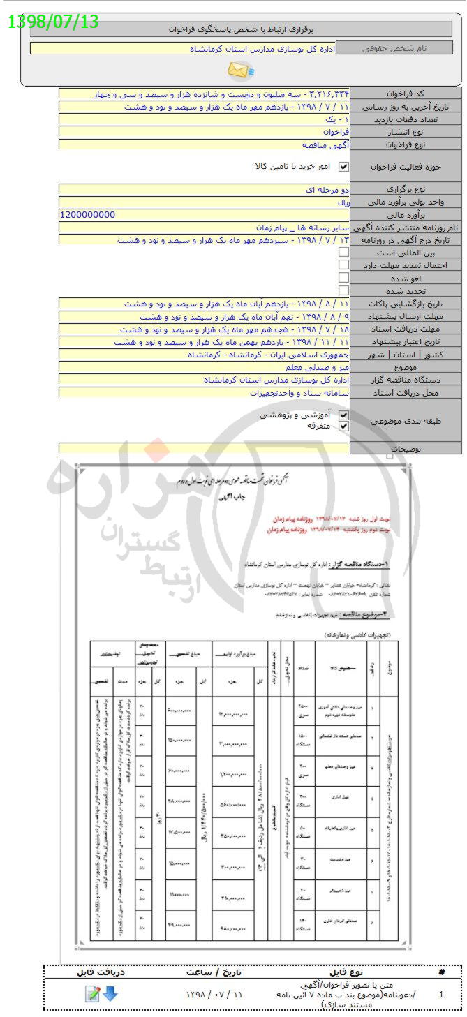 تصویر آگهی