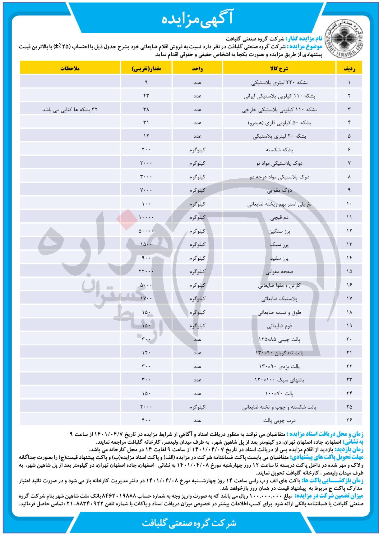 تصویر آگهی