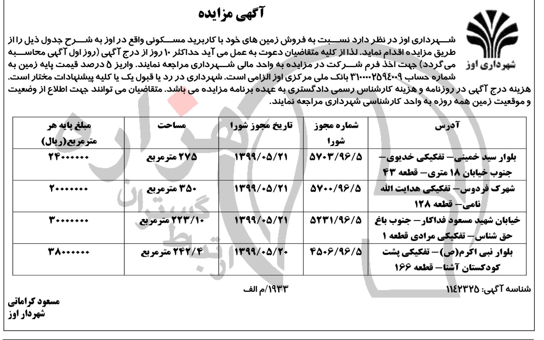 تصویر آگهی