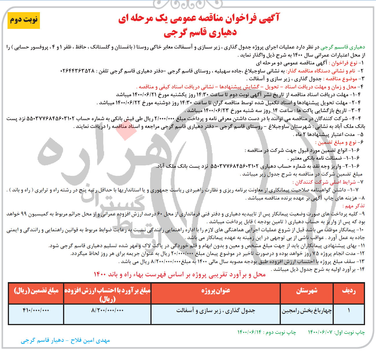 تصویر آگهی