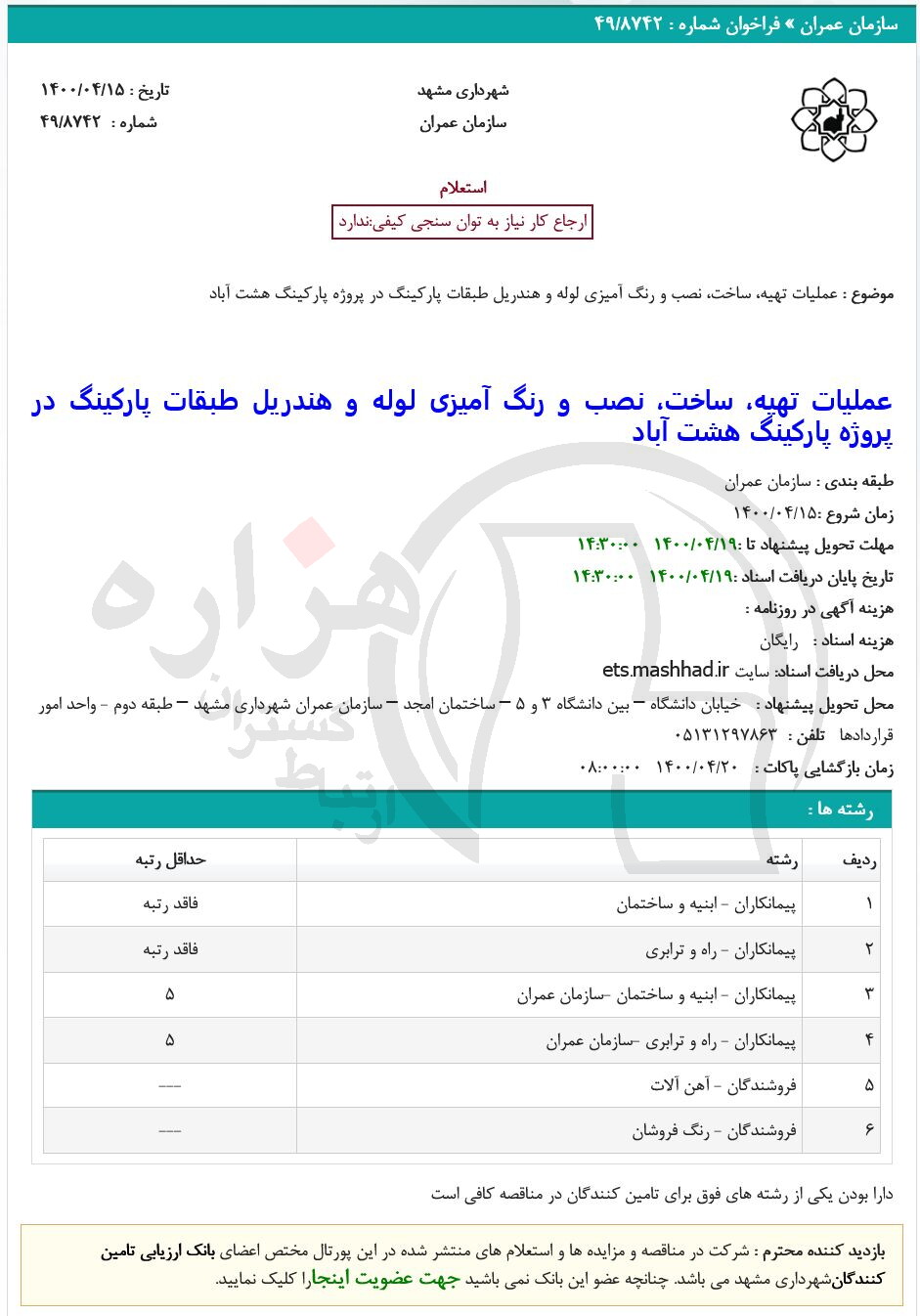 تصویر آگهی