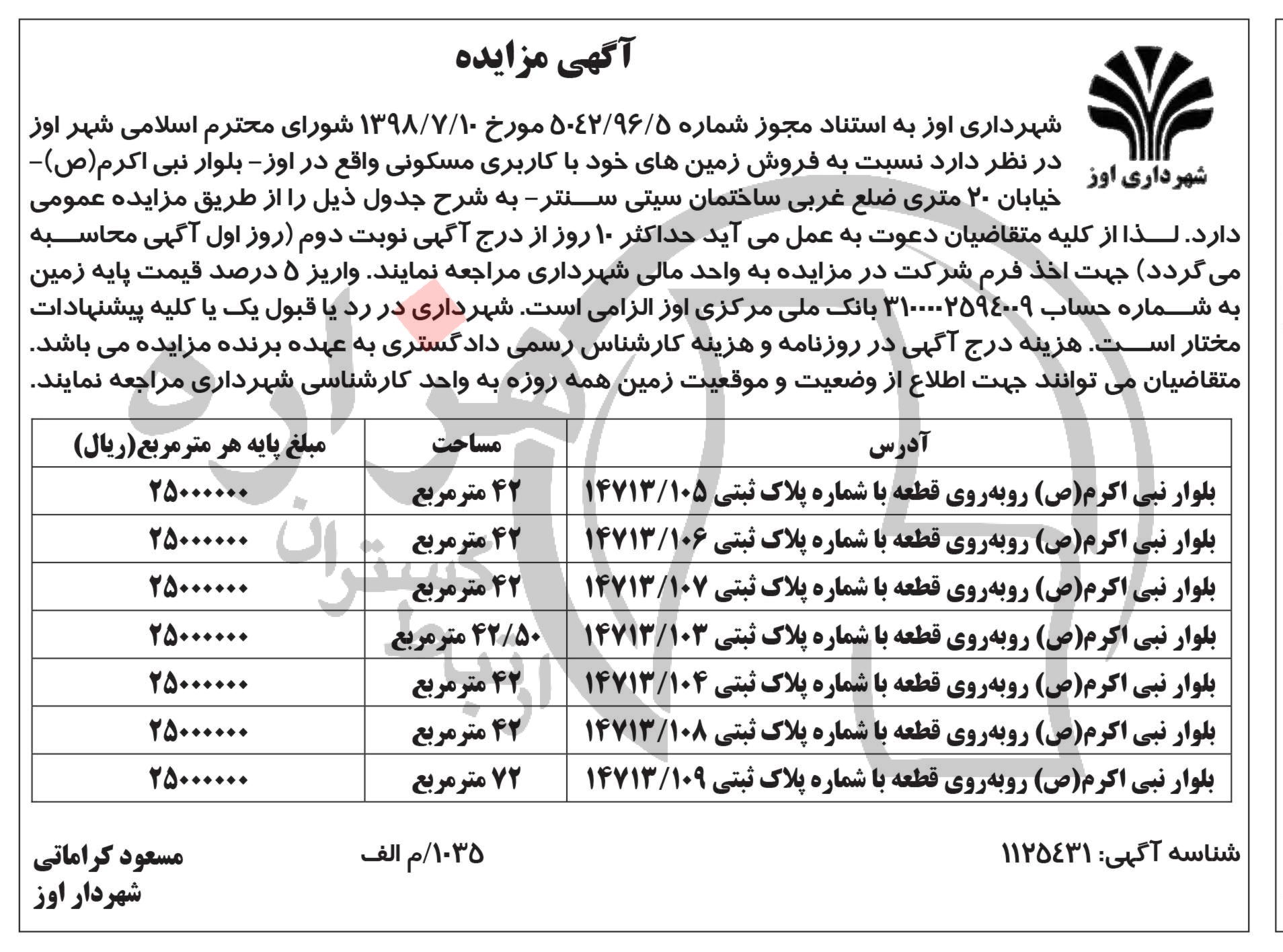 تصویر آگهی