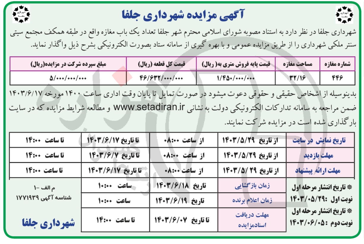 تصویر آگهی