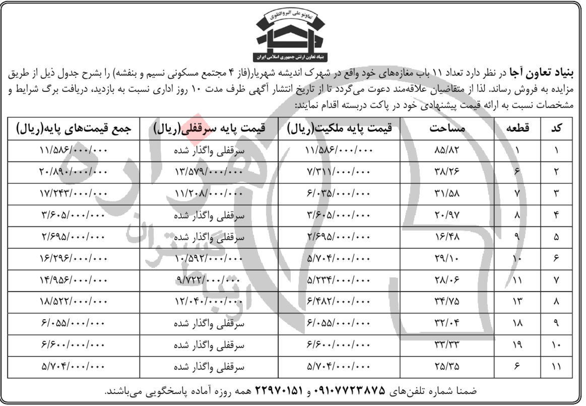 تصویر آگهی