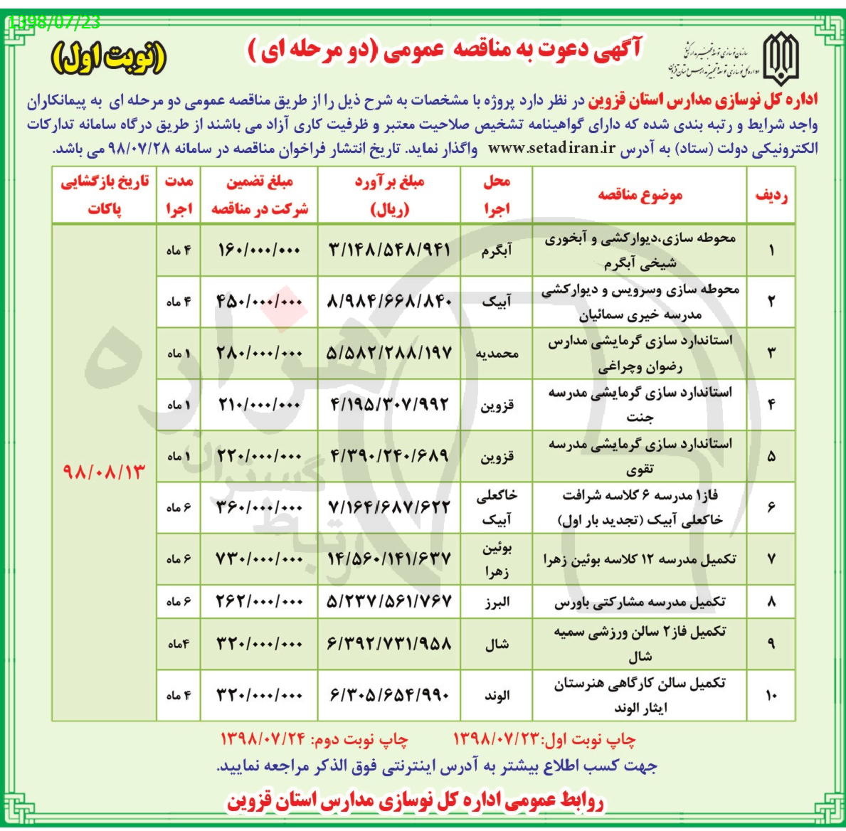 تصویر آگهی