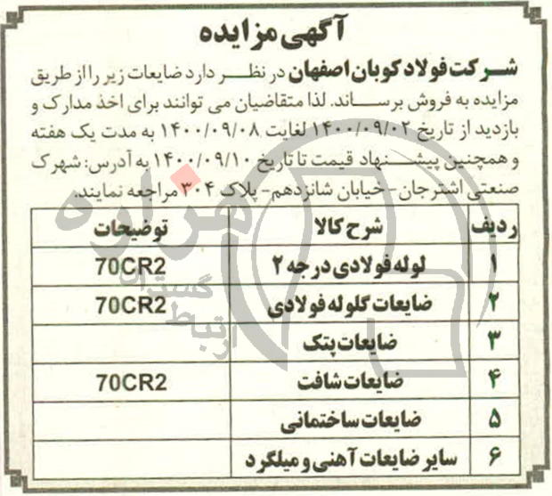 تصویر آگهی