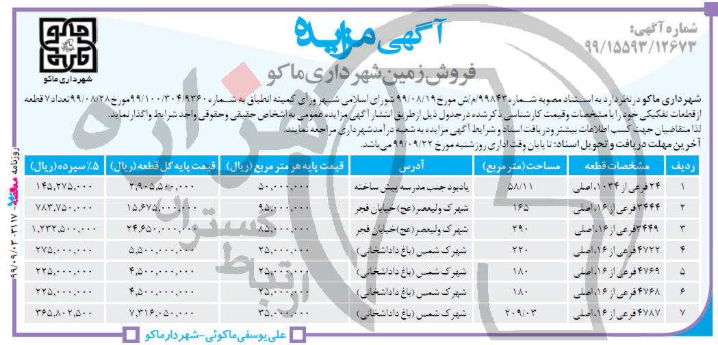 تصویر آگهی