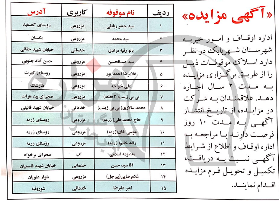 تصویر آگهی