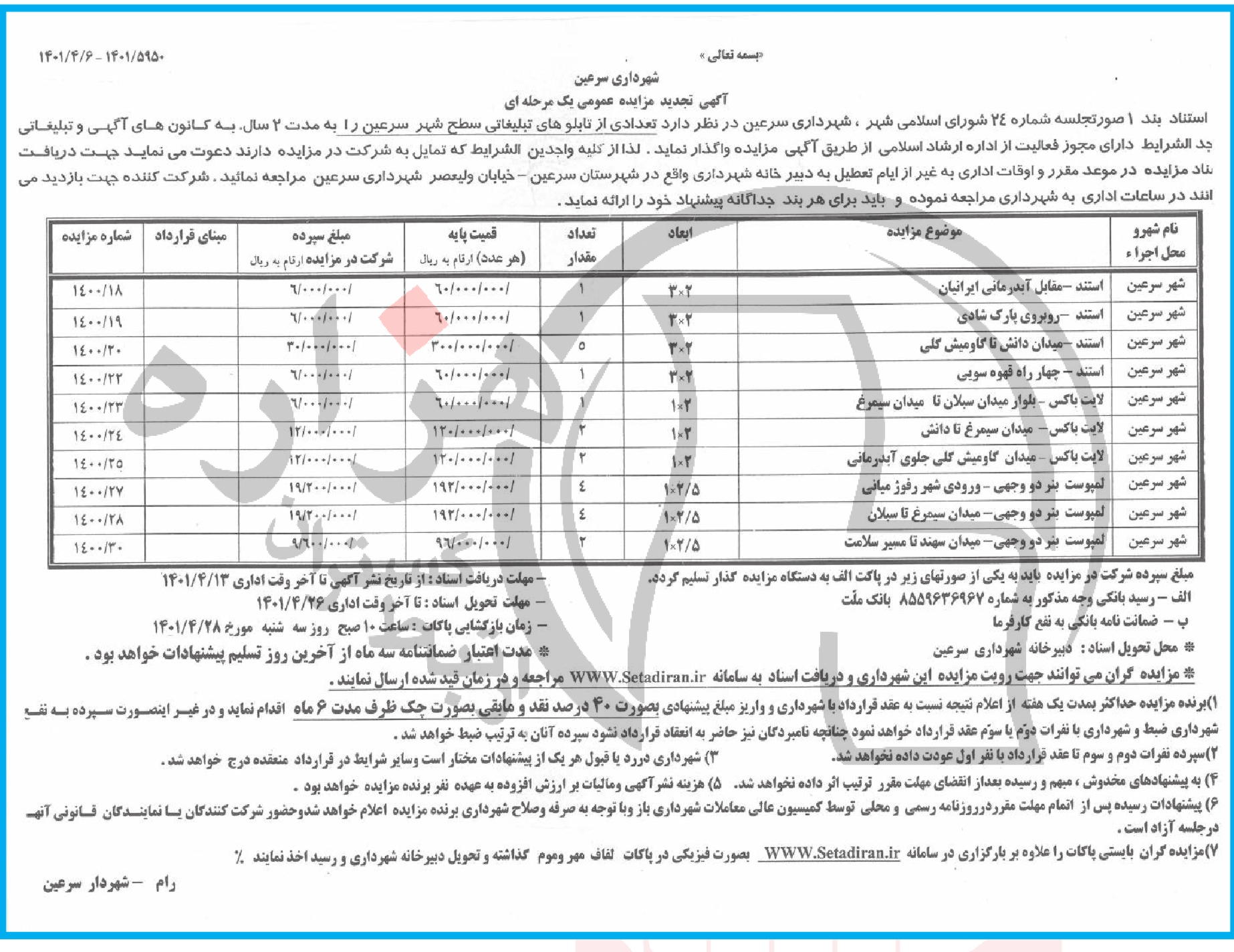 تصویر آگهی