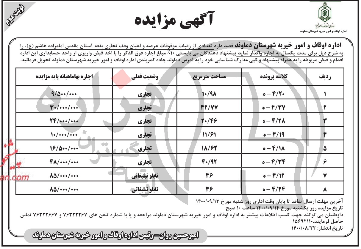 تصویر آگهی