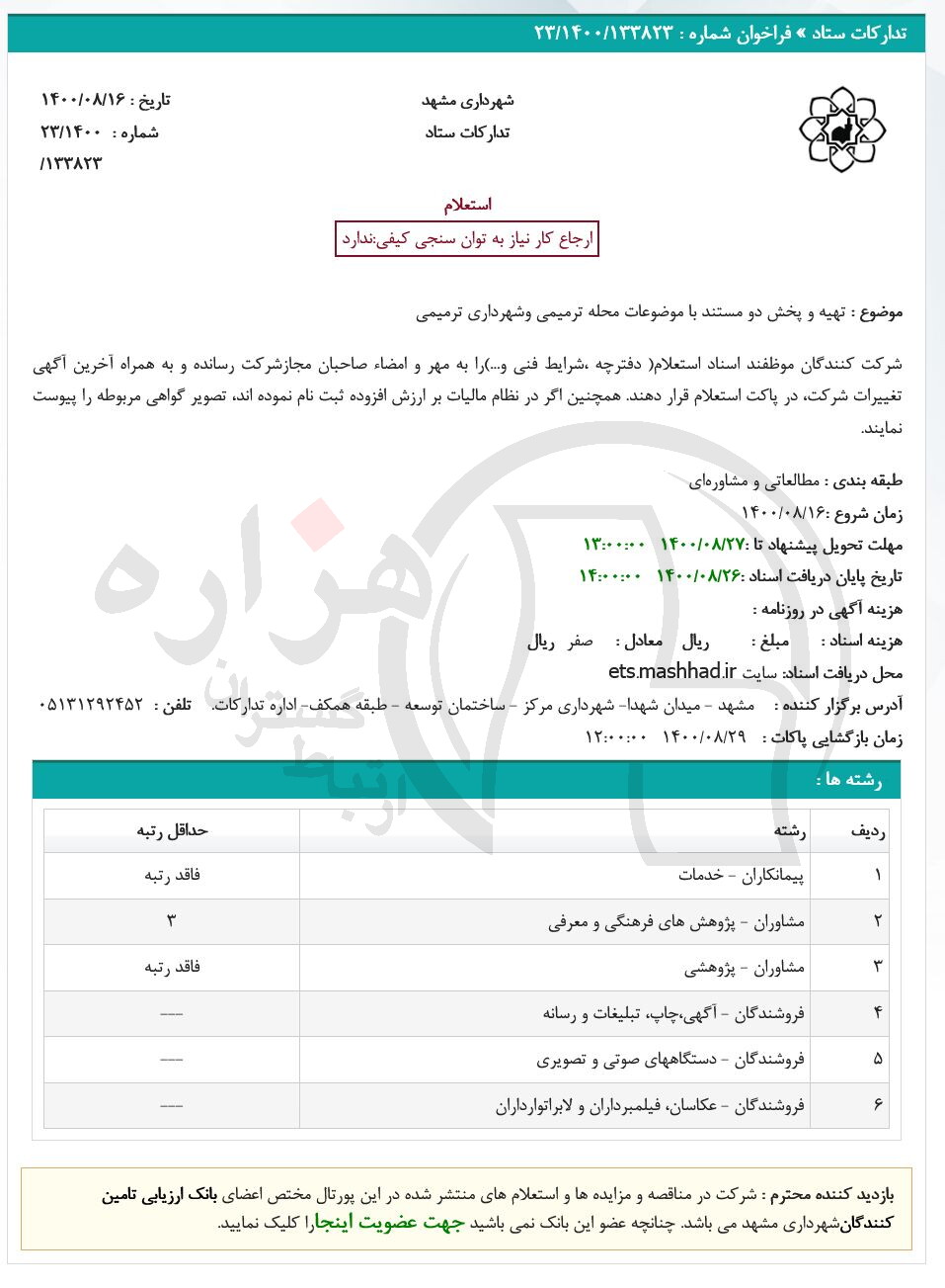 تصویر آگهی