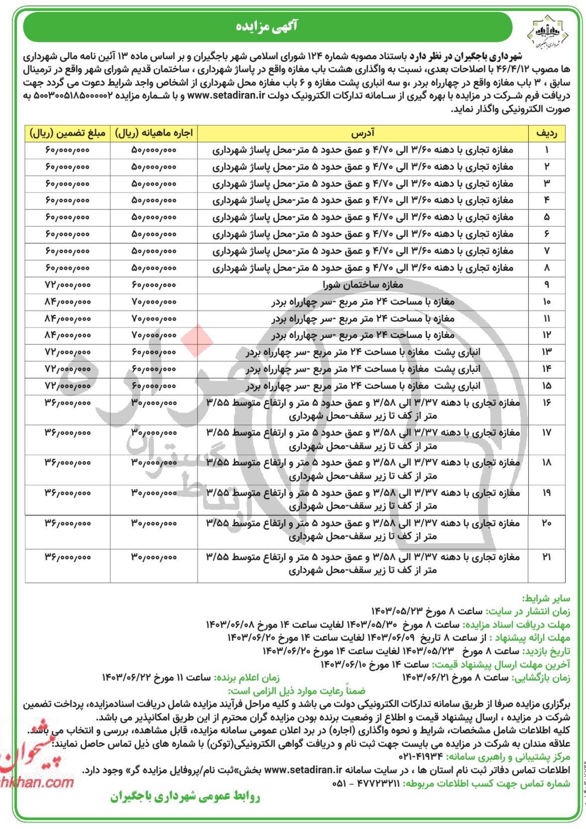 تصویر آگهی