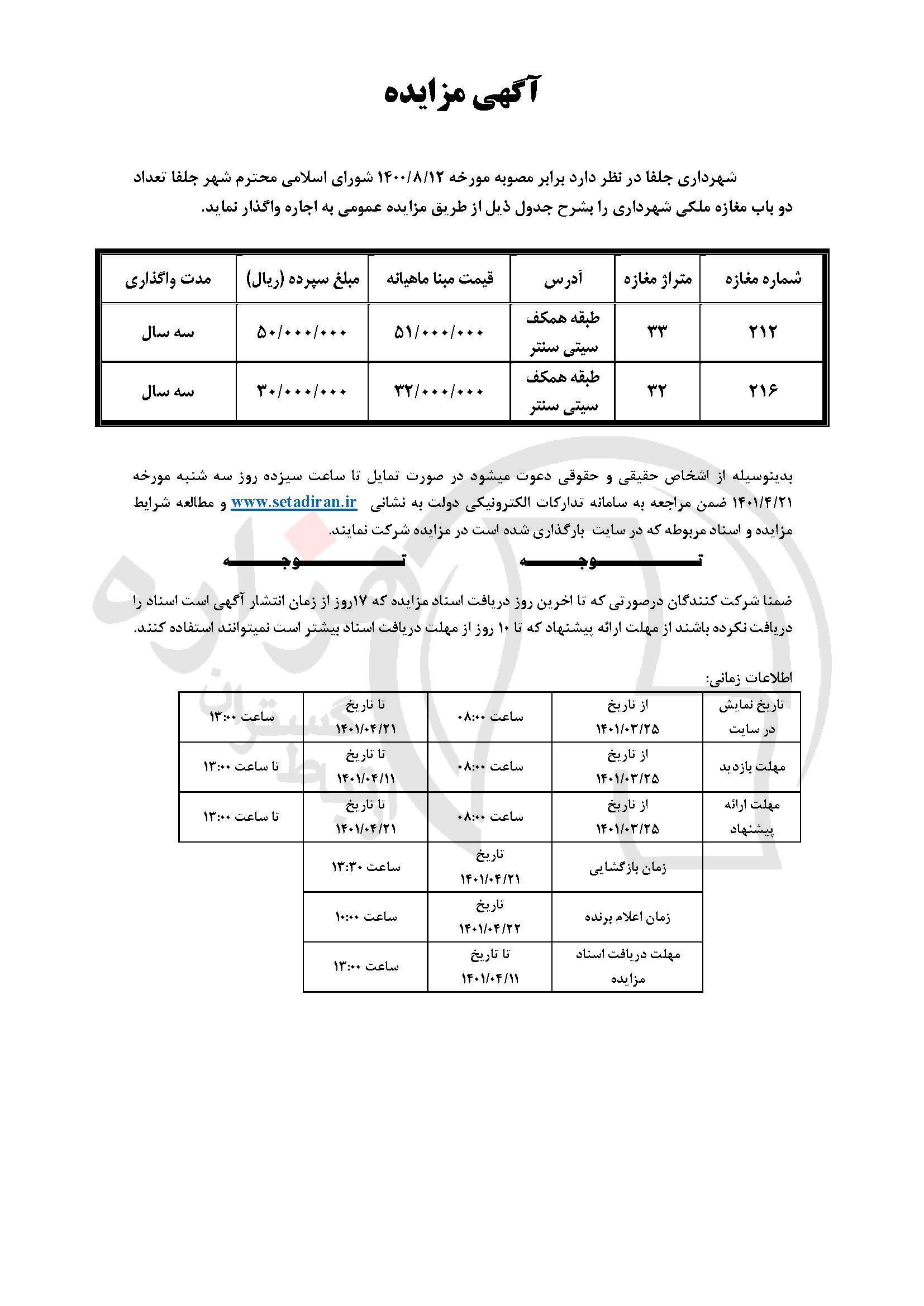 تصویر آگهی