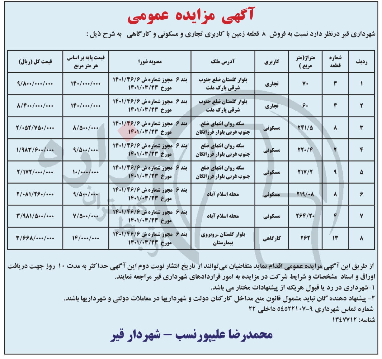 تصویر آگهی