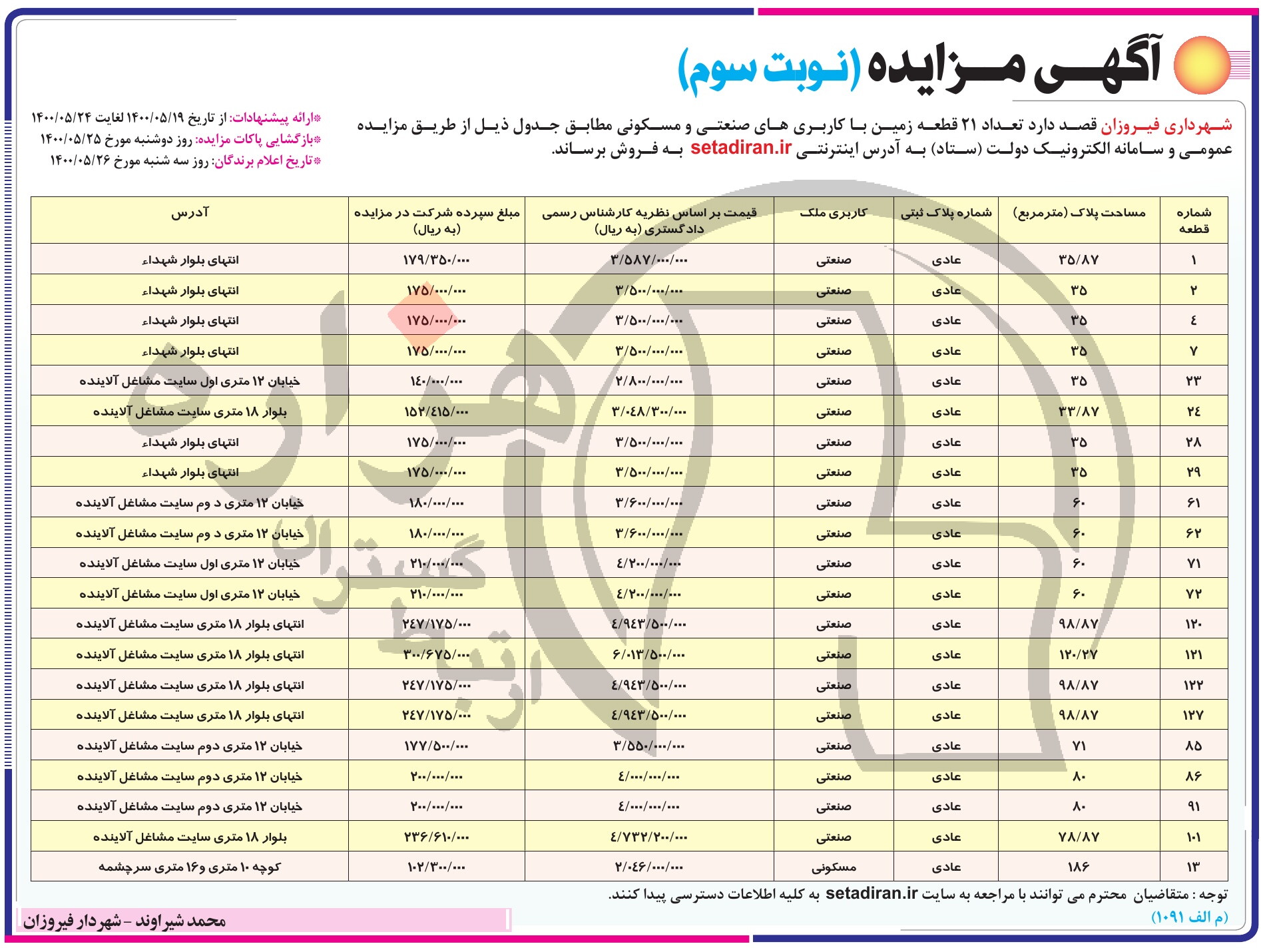 تصویر آگهی