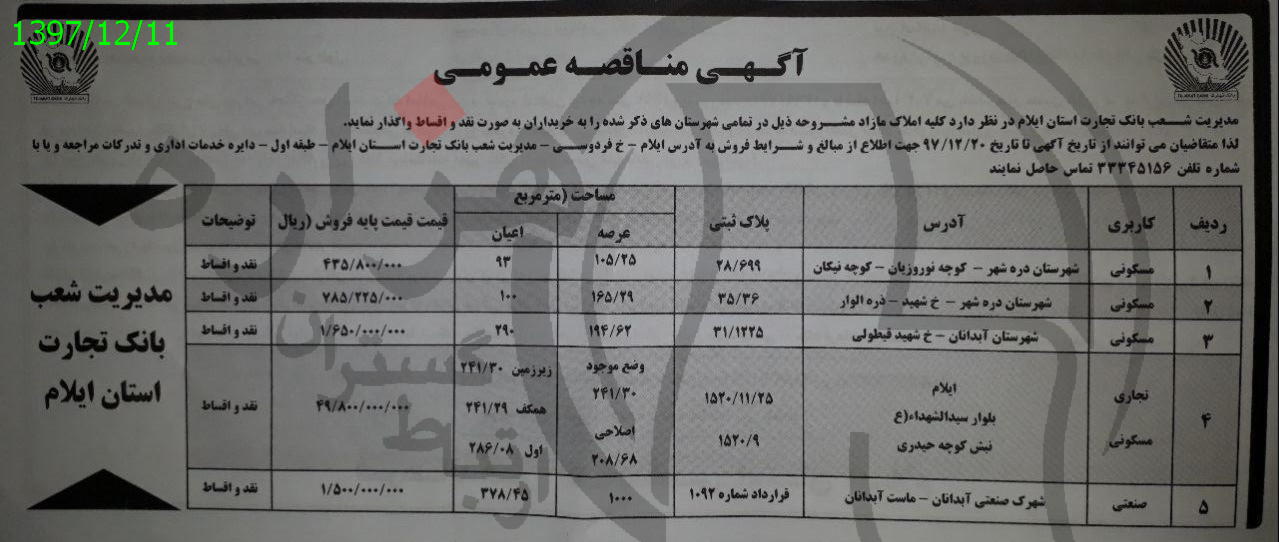 تصویر آگهی