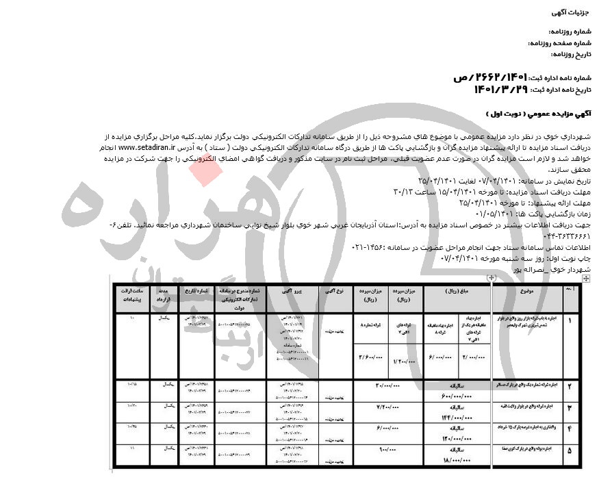 تصویر آگهی