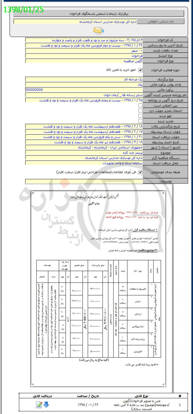 تصویر آگهی