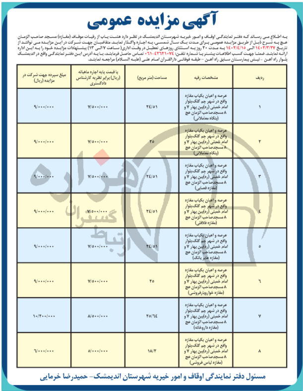 تصویر آگهی