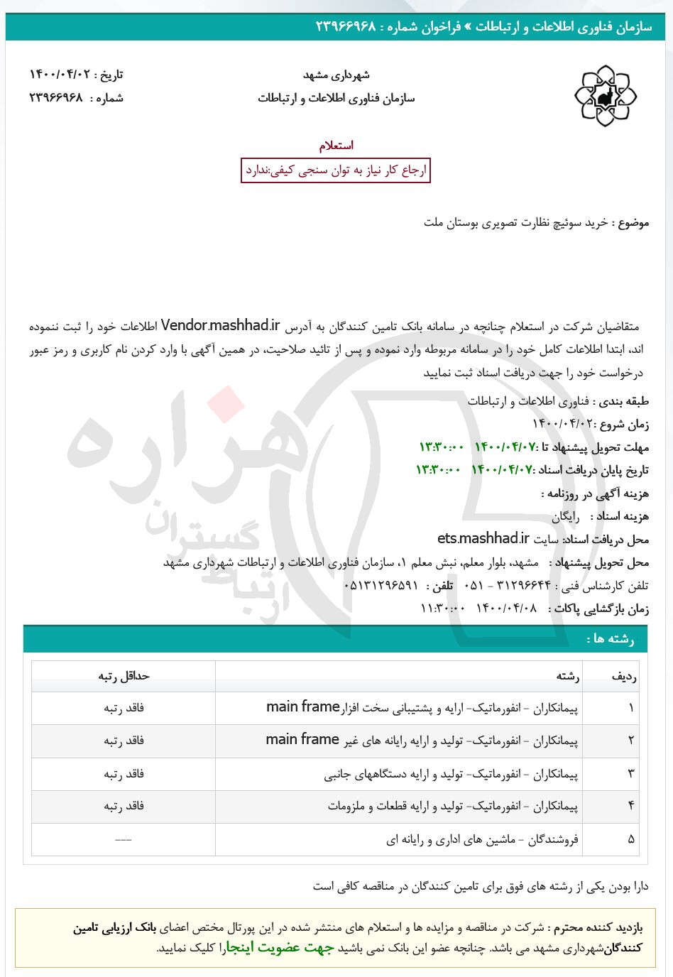 تصویر آگهی