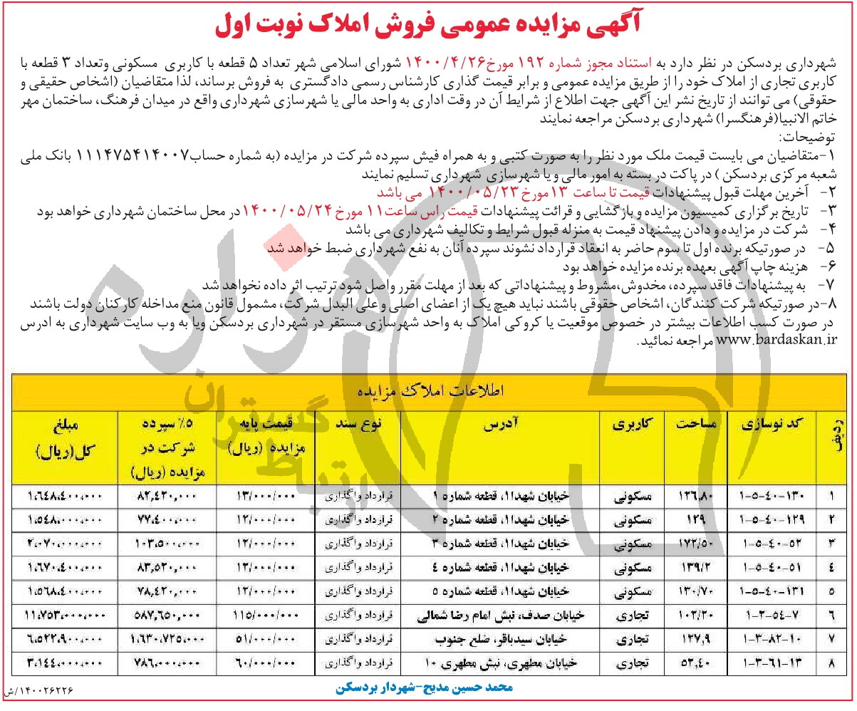 تصویر آگهی